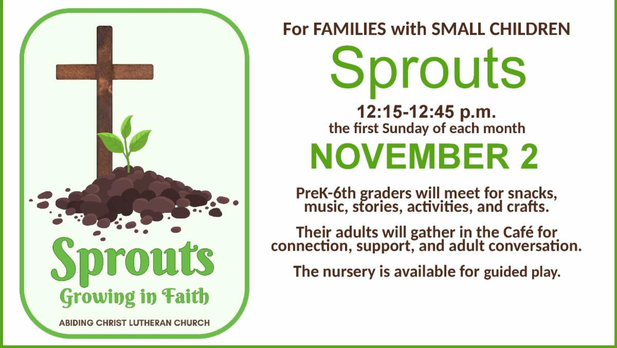 Sprouts November 2nd