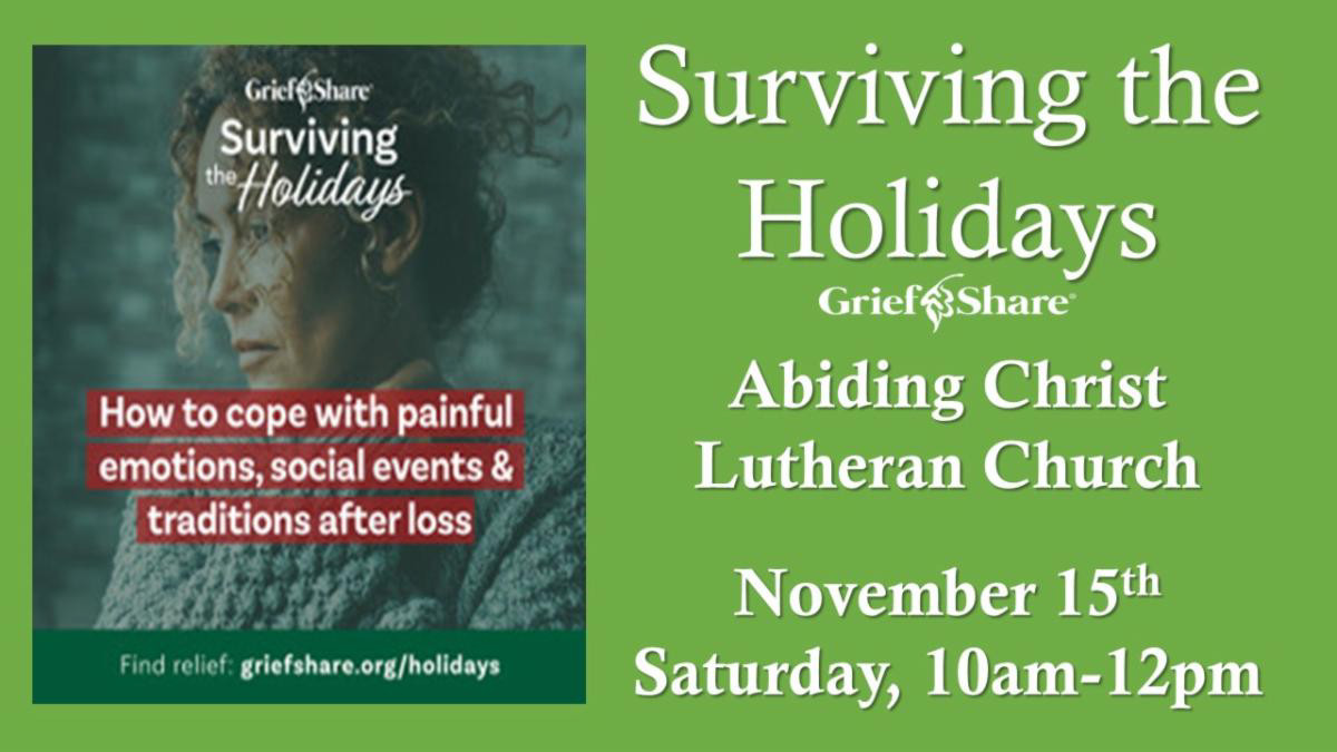 Surviving the holidays