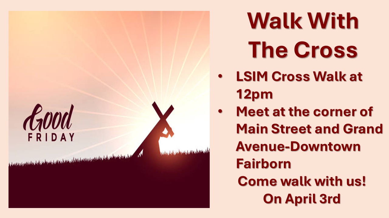 Walk with the cross